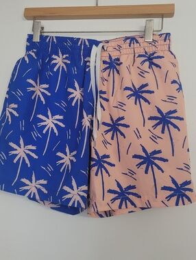 Chubbies The Weekend Kings Classic Swim Trunk XS? FLAWED Liner Removed Palms Men